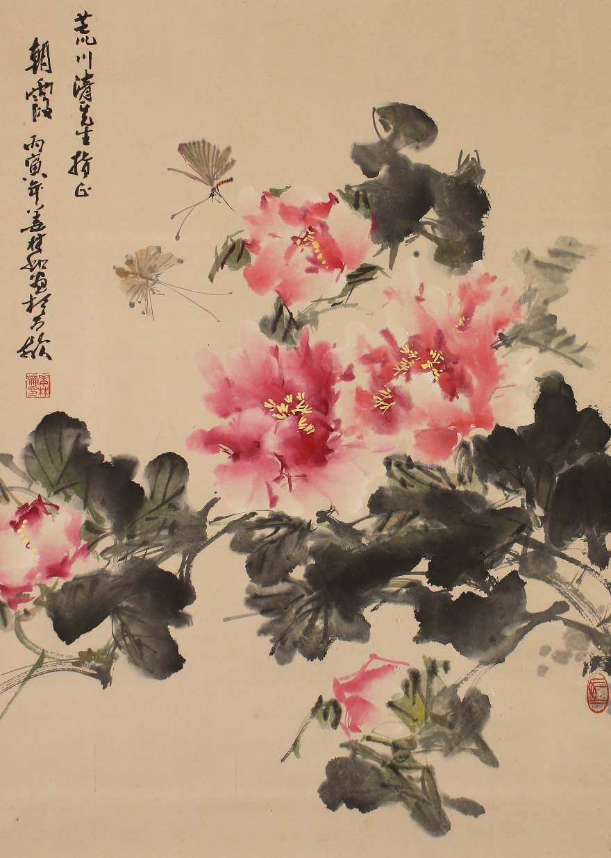 日本画(17)朝露